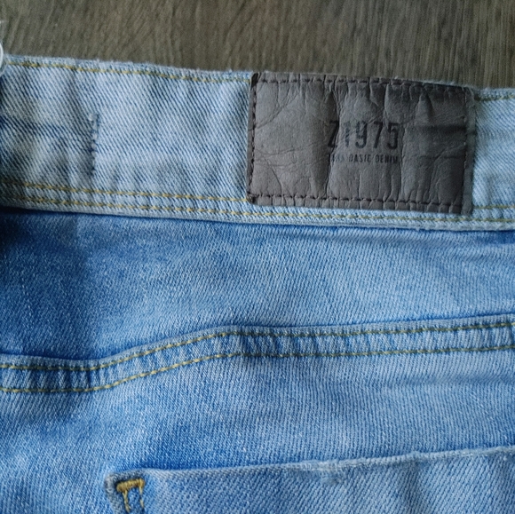 Zara Z1976 Trafaluc Denim TRF Women's Mid-rise Red Side Stripe Skinny Jeans Sz 2 - Picture 10 of 10